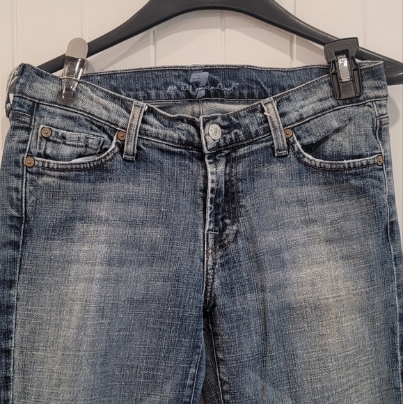 7 FOR ALL MAN KIND BOOTLEG JEANS (sz 29) - Picture 3 of 6